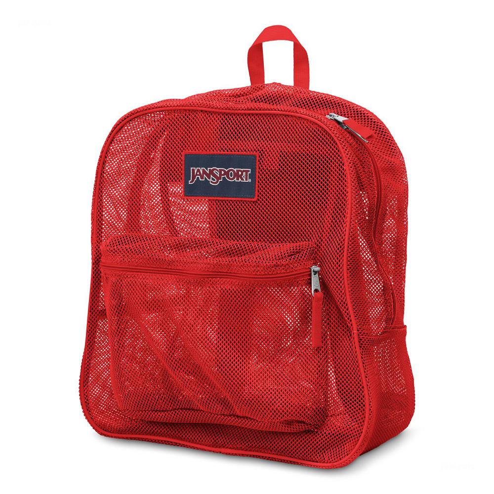 Sac à Dos Scolaire JanSport Mesh Pack Rouge | RGJ-12445684